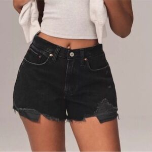 Abercrombie & Finch The Cutoff Short High Rise Curve Love 30/10 Cotton Stretch